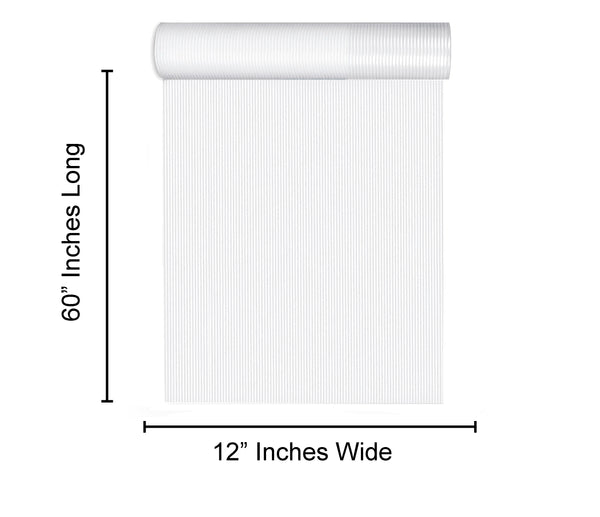 11.8"x59" Premium Shelf Drawers Liner Clear Transparent Non-Slip Adhesive-Free - 11.8" x 59"