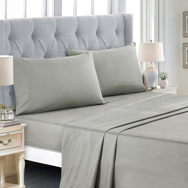9 Piece Bed-in-a-Bag Teal Green Floral Solid Soft Bedding Comforter Set