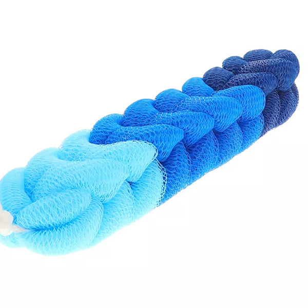 4 Pack Multicolor Mesh Exfoliating Bath Loofah Shower Sponge Body Scrubber - 11" Long