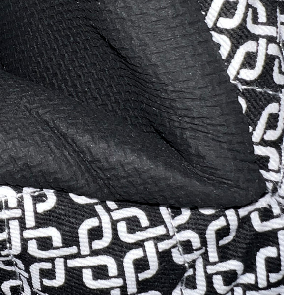 Black & White Heat Resistant Thick Soft Quilted Lining Kitchen Mini Oven Glove Mitts