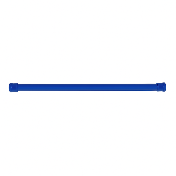 Royal Blue Adjustable Spring Tension Curtain Rod Heavy Duty Anti-slip 42-72" Inches
