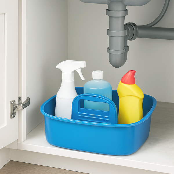 Blue Large Multipurpose Organizer Caddy- 14"x10"x6"