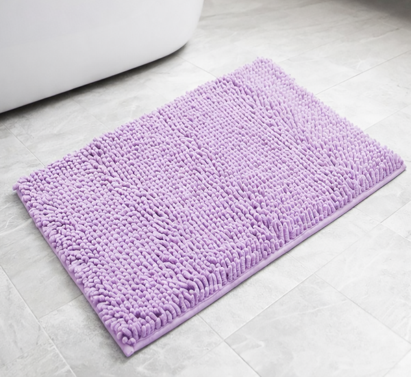 36"x24" - Lavender Large Soft Cozy Plush Chenille Bath Mat Bathroom Rug