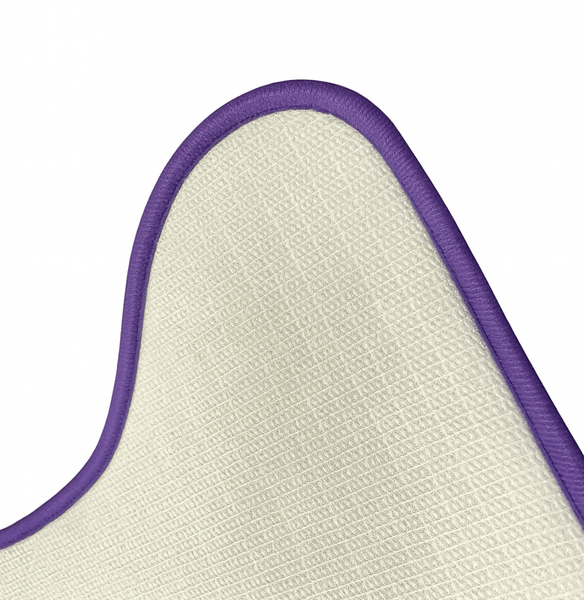 3 Piece Purple Ultra Soft Thick Memory Foam Non-Slip Absorbent Bathroom Bath Mat Set