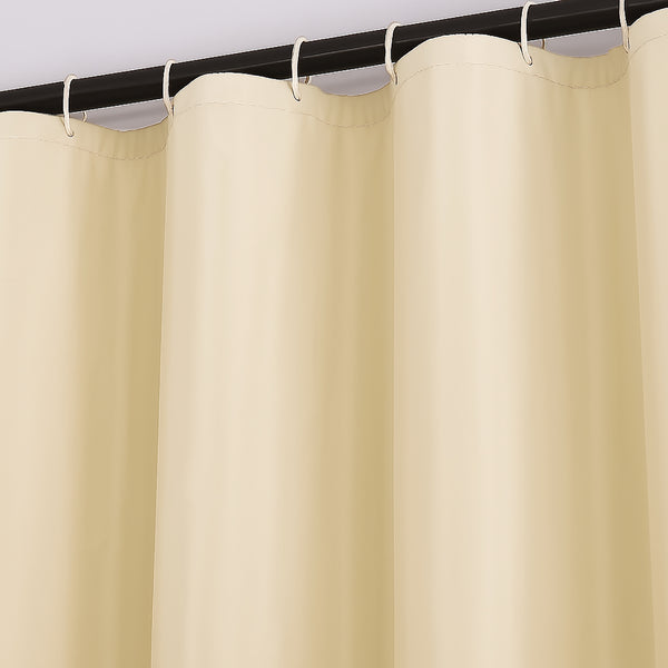 70" x 72" - Beige PEVA Shower Curtain Liner Waterproof