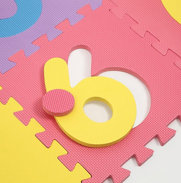 10 Piece Set - EVA Foam Interlocking Puzzle Play Mat