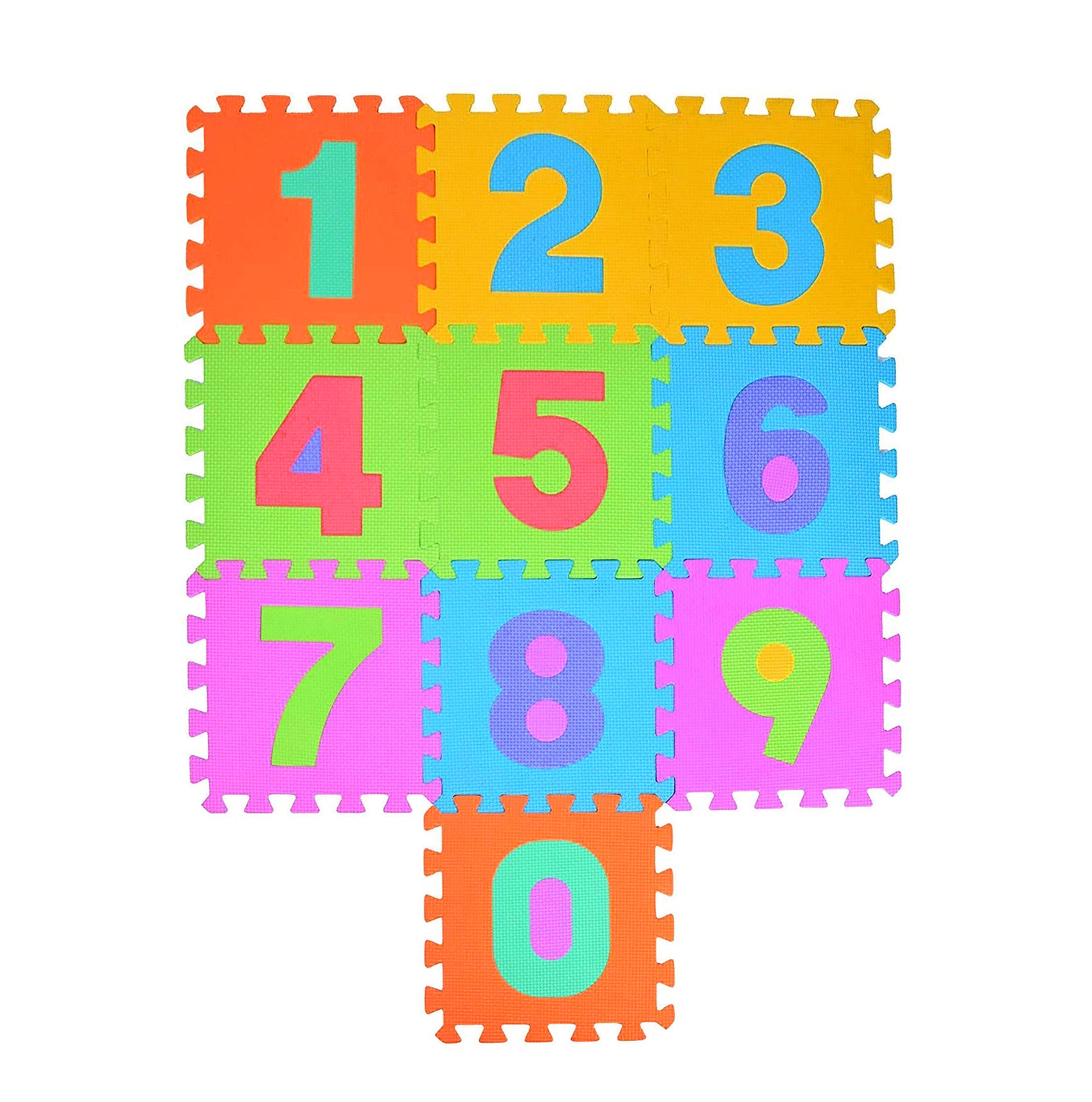 10 Piece Set - EVA Foam Interlocking Puzzle Play Mat