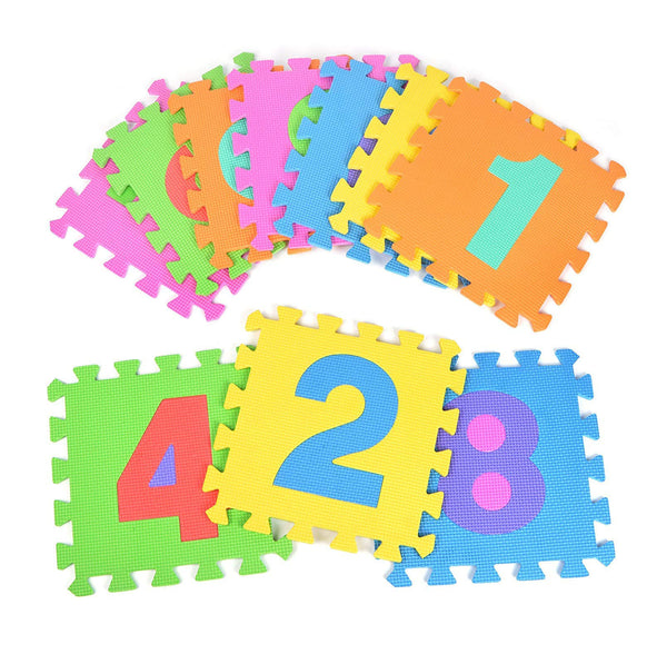 10 Piece Set - EVA Foam Interlocking Puzzle Play Mat
