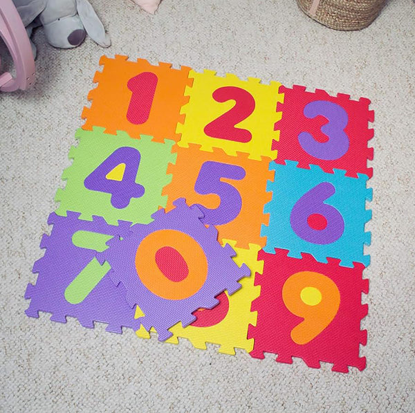 10 Piece Set - EVA Foam Interlocking Puzzle Play Mat