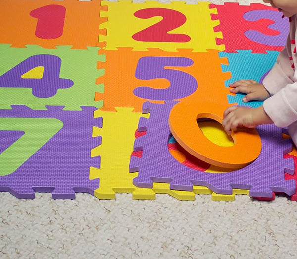 10 Piece Set - EVA Foam Interlocking Puzzle Play Mat