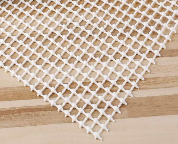 Non-Slip Shelf Liner Roll for Cabinets & Drawers, Non-Adhesive Open Grid Cabinet Liner, Trim-to-Fit, Beige, 24 in. x 164 ft.