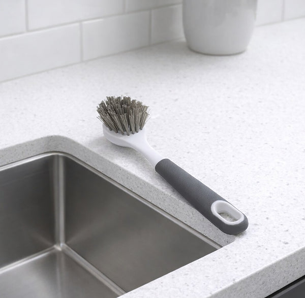 Dish Brush Cleaner with Ergonomic Non‑Slip Handle – Stiff Bristles for Tough Scrubbing – Ideal for Dishes, Pots, Pans & Kitchen Surfaces