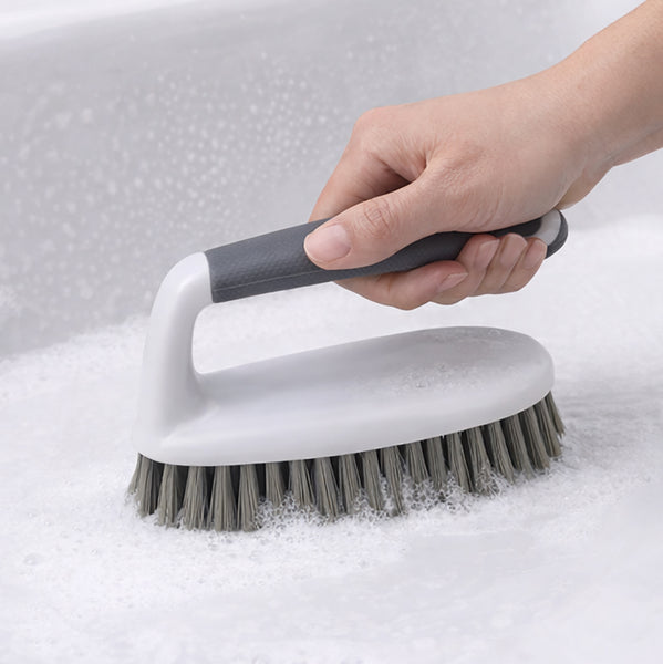 Heavy-Duty Scrub Cleaning Brush with Ergonomic Non-Slip Handle & Stiff Bristles