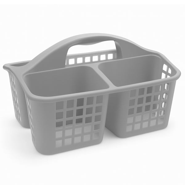 Grey Large Multipurpose Organizer Caddy - 12.6" x 9" x 7.5".