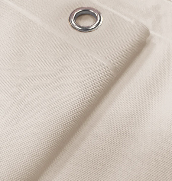 70" x 72" - Beige Vinyl Shower Curtain Liner Waterproof