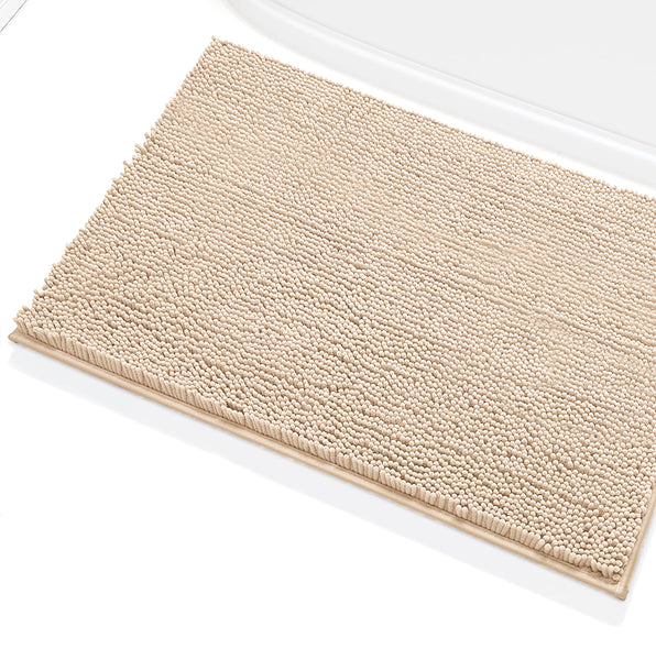 2 Piece Set Birch Soft Cozy Plush Chenille Bath Mat Bathroom Rug & Toilet Seat Cove