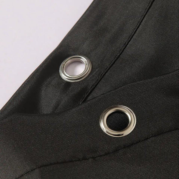 70" x 72" - Black Vinyl Shower Curtain Liner Waterproof