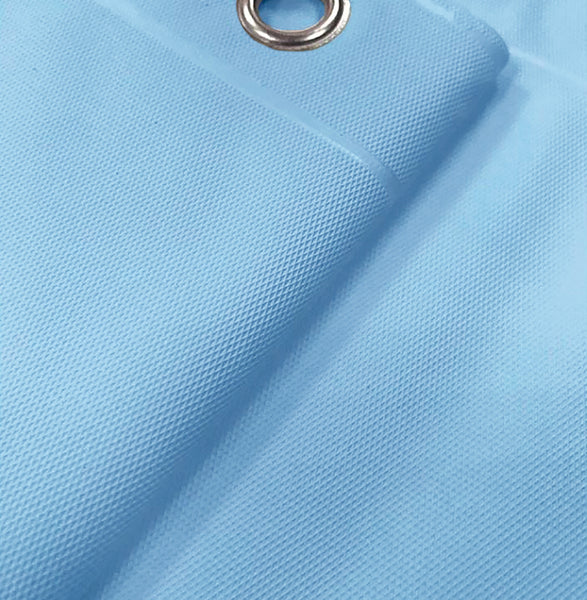 70" x 72" - Blue Vinyl Shower Curtain Liner Waterproof