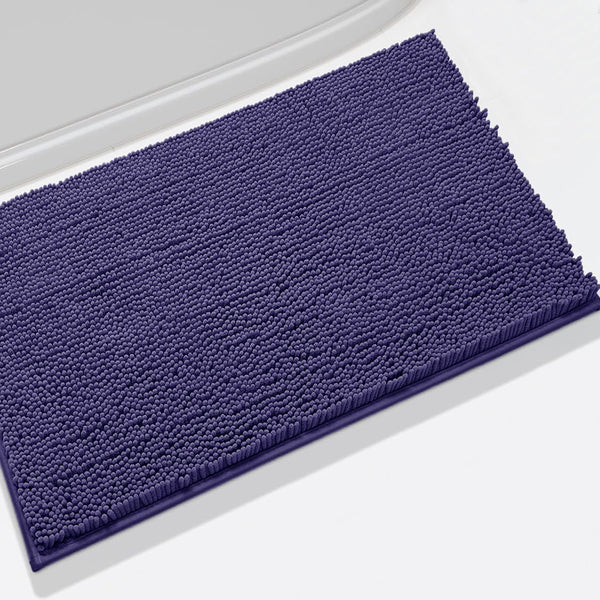 36"x24" - Blue Purple Large Soft Cozy Plush Chenille Bath Mat Bathroom Rug