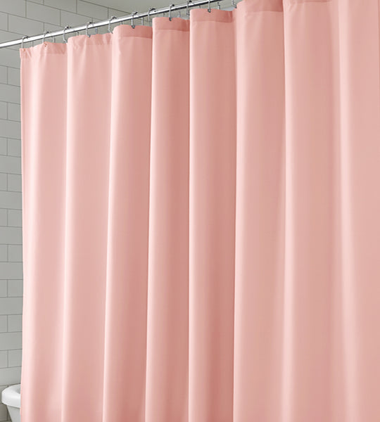 70" x 72" - Blush PEVA Shower Curtain Liner Waterproof