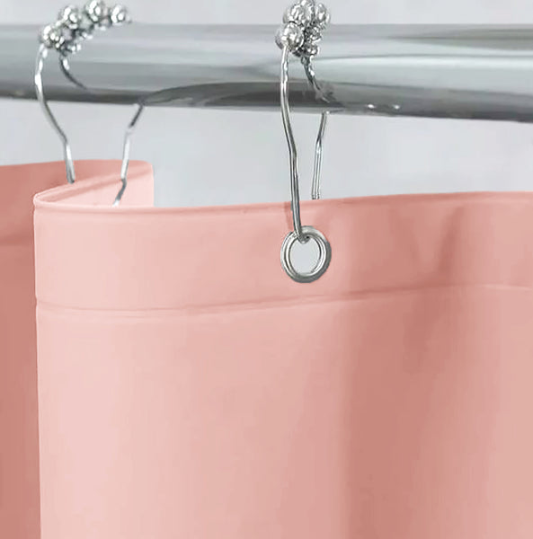 70" x 72" - Blush PEVA Shower Curtain Liner Waterproof