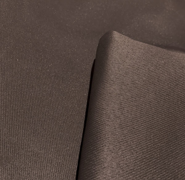 2 Piece Solid Chocolate Brown Blackout Grommet Curtain Panel Set - 84" Long