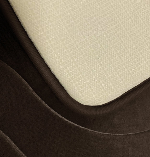 3 Piece Brown Ultra Soft Thick Memory Foam Non-Slip Absorbent Bathroom Bath Mat Set
