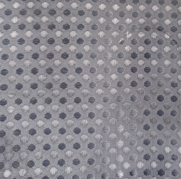 72" x 72" - Black White Geometric Fabric Textured Glam luxury Shower Curtain With 12 Metal Roller Ball Hooks