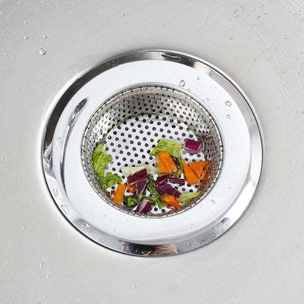 (Pack of 4) Stainless Steel Kitchen Bathroom Sink Bath Tub Drain Strainer - 2.83"