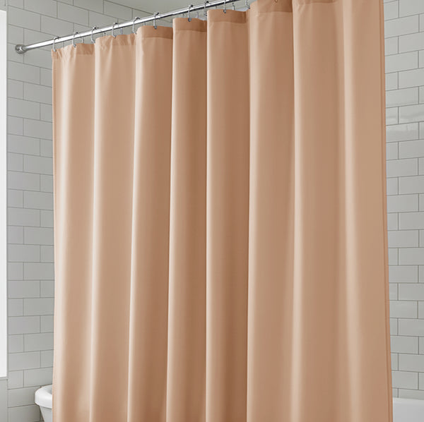 70" x 72" - Gold  PEVA Shower Curtain Liner Waterproof