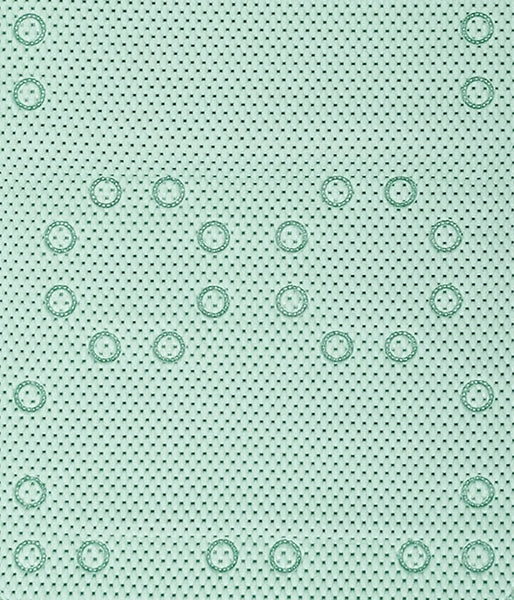 Mint Green Non‑Slip Soft Foam Quick-Dry Soft Bath Tub Mat with Strong Suction Cups - 36" x 17"