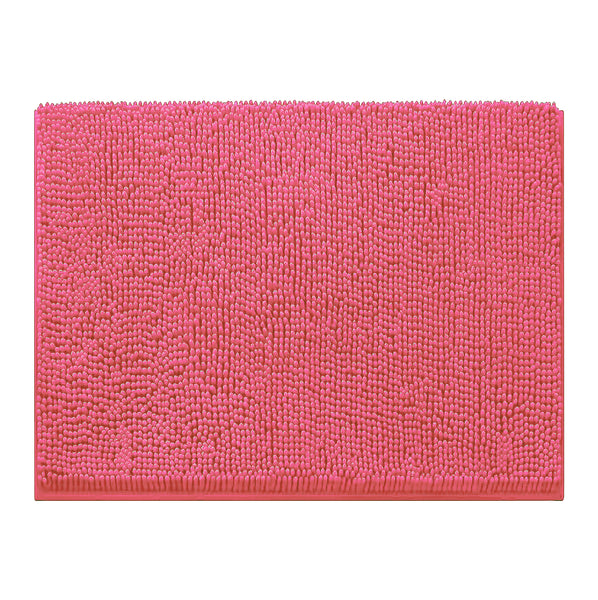 36"x24" - Hot Pink Large Soft Cozy Plush Chenille Bath Mat Bathroom Rug
