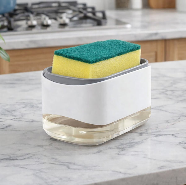 Plastic Soap Dispensing Sponge Holder