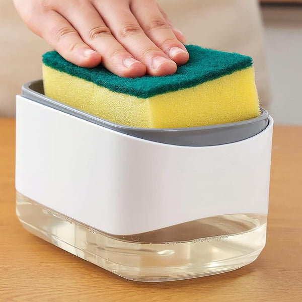 Plastic Soap Dispensing Sponge Holder