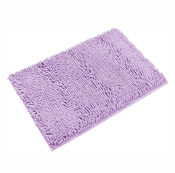 36"x24" - Lavender Large Soft Cozy Plush Chenille Bath Mat Bathroom Rug
