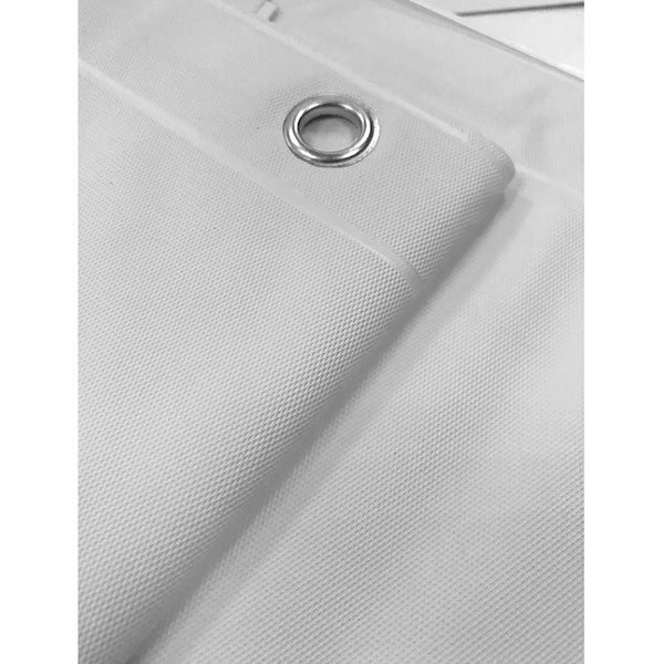 70" x 72" - Light Grey Vinyl Shower Curtain Liner Waterproof