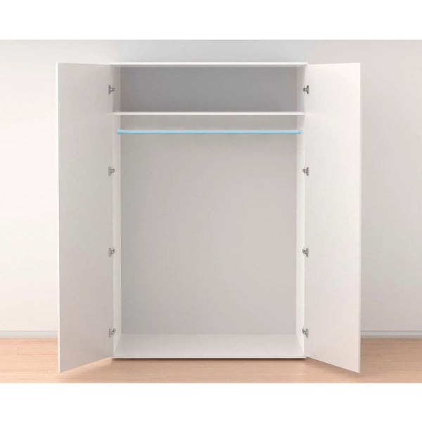 Light Blue Adjustable Spring Tension Curtain Rod Heavy Duty Anti-slip 41-76" Inches