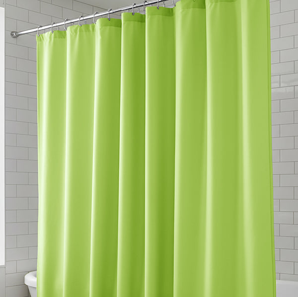 70" x 72" - Lime Green PEVA Shower Curtain Liner Waterproof