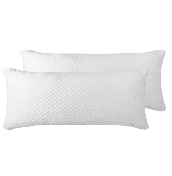 Long King Size Soft Plush Memory Foam Support Pillow
