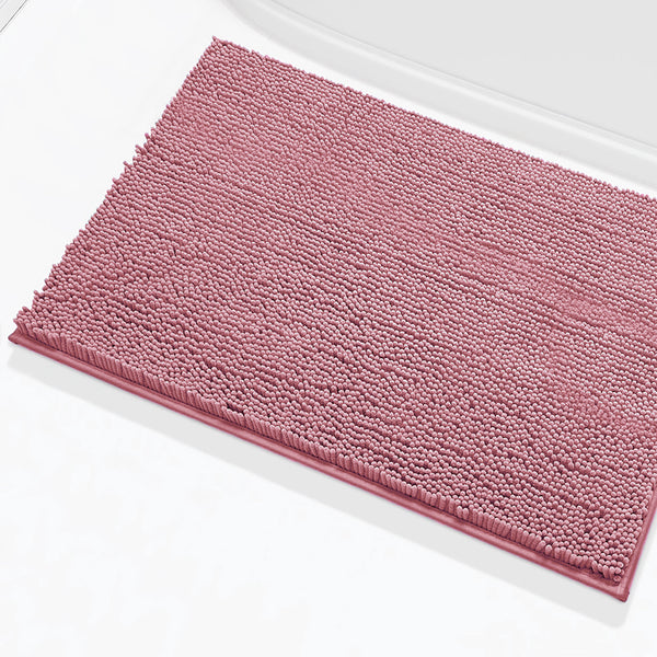 23"x15" - Mauve Soft Cozy Plush Chenille Bath Mat Bathroom Rug
