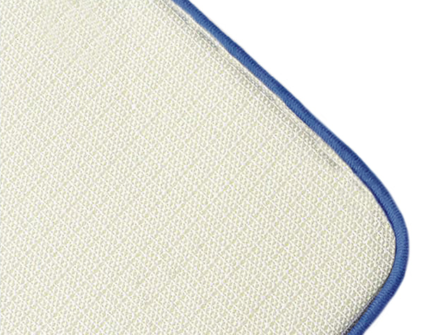3 Piece Navy Blue Ultra Soft Thick Memory Foam Non-Slip Absorbent Bathroom Bath Mat Set