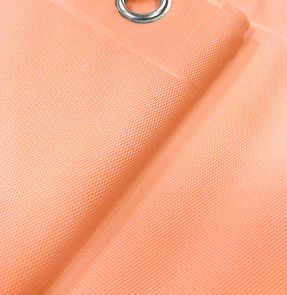 70" x 72" - Peach Vinyl Shower Curtain Liner Waterproof