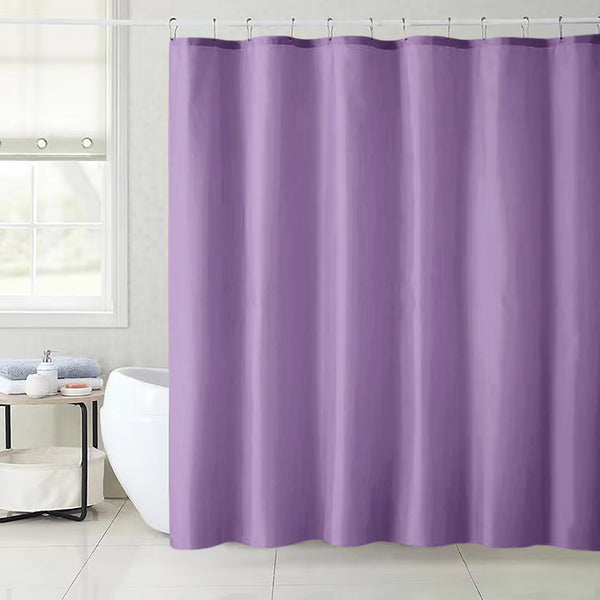 70" x 72" - Purple Vinyl Shower Curtain Liner Waterproof