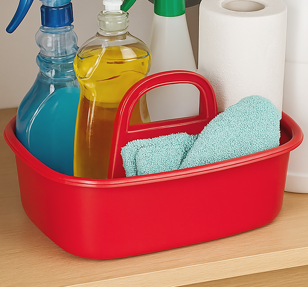 Red Large Multipurpose Organizer Caddy- 14"x10"x6"