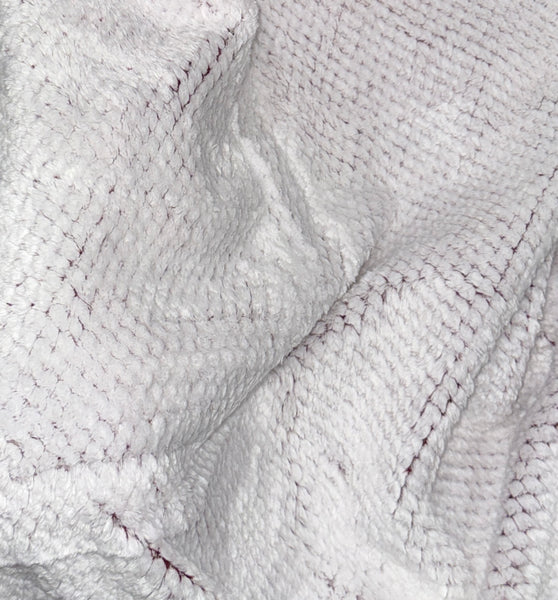 Silver Red Super Soft Warm Flannel Fleece Plush Microfiber Bed Throw Blanket