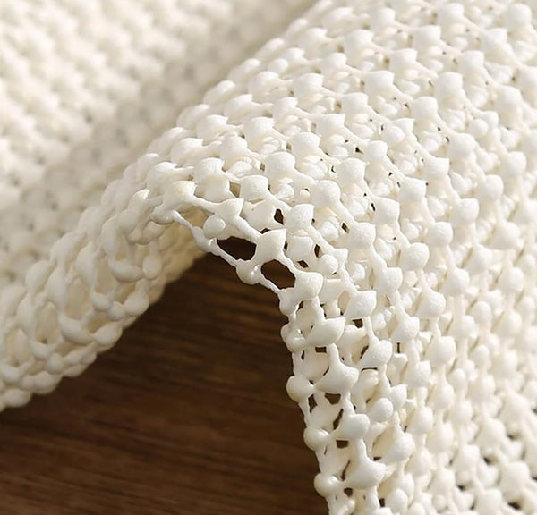 Beige Non Slip Strong Hold Firm Grip Rug Pad (0.125")