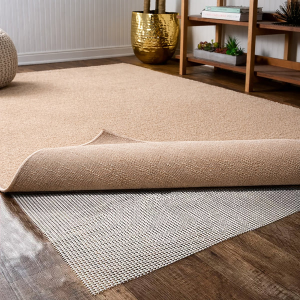 Beige Strong Grip Non-Slip Rug Pad (0.125")