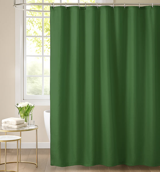 70" x 72" - Sage Green PEVA Shower Curtain Liner Waterproof