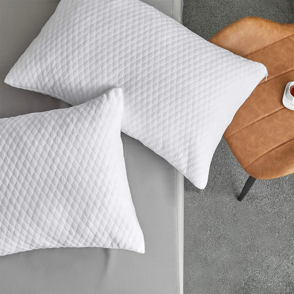 Queen Size Soft Plush Memory Foam Support Pillow