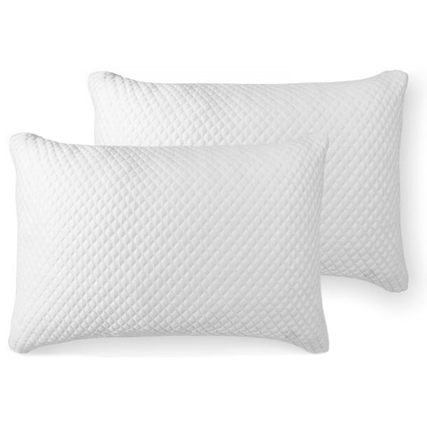 Queen Size Soft Plush Memory Foam Support Pillow